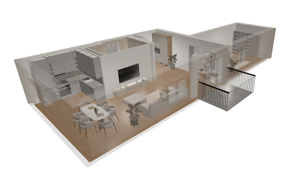 3D-Modell für das Projekt BUWOG Alva