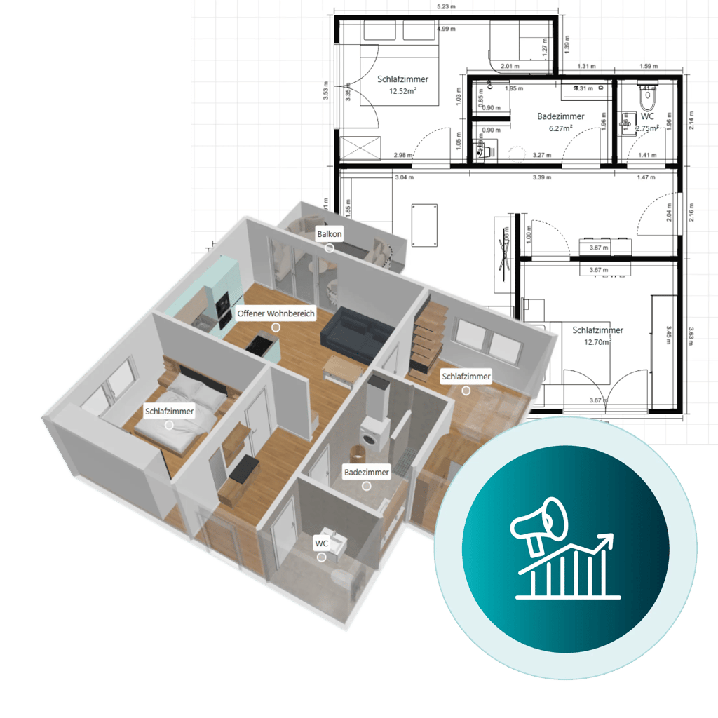 digital twin with floor plan