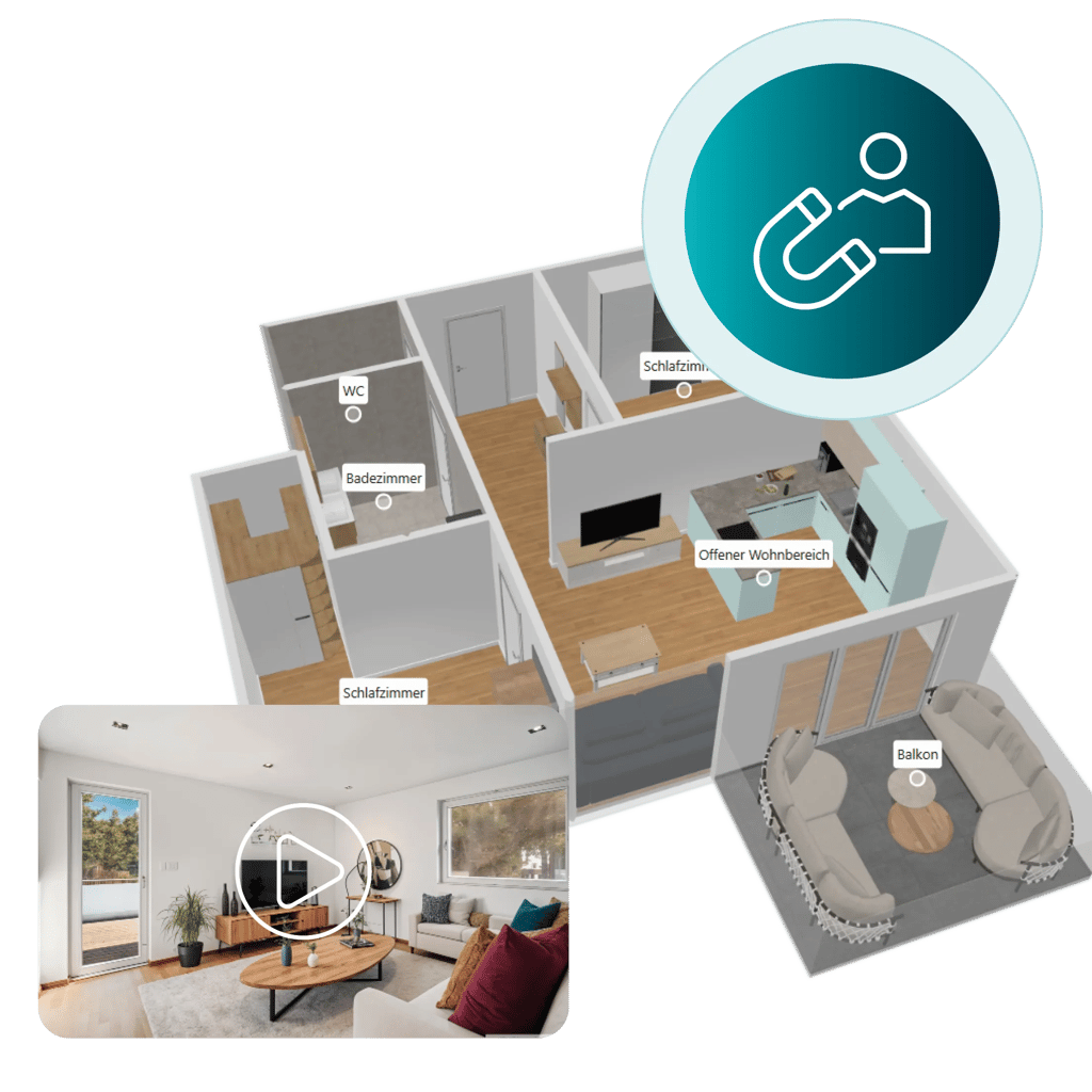 digital twin and property video
