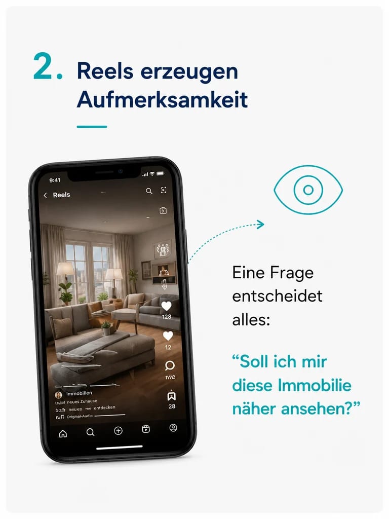 Infografik Reels erzeugen Aufmerksamkeit