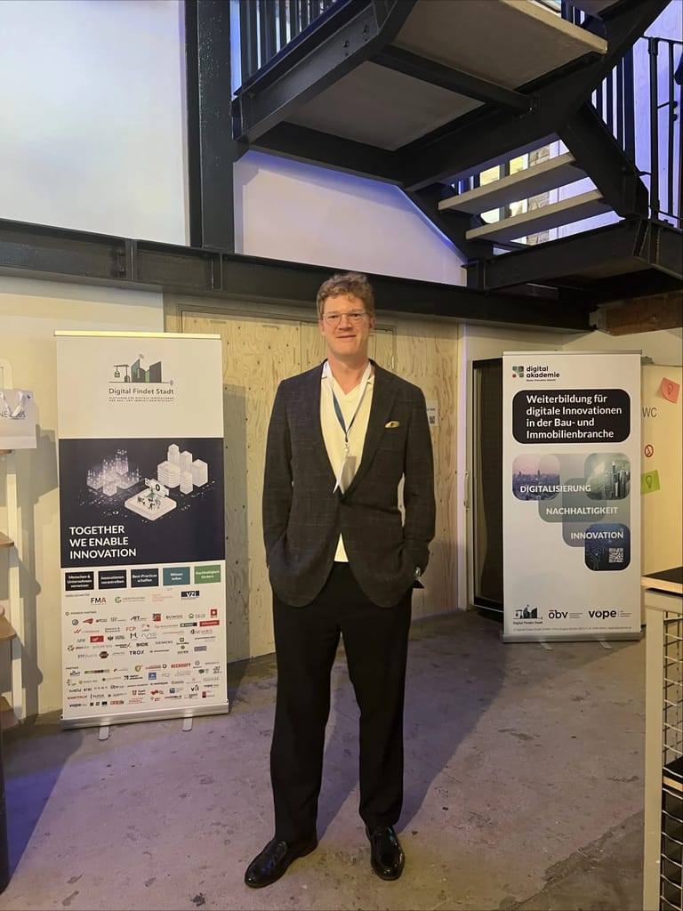 Lorenz Schwinghammer beim Innovationskongress von Digital findet Stadt in Wien