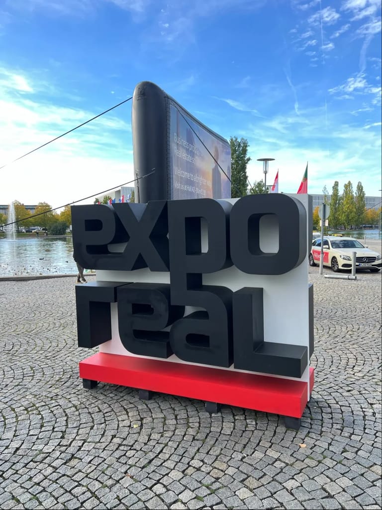 Expo Real 2025 in München Logo outdoor