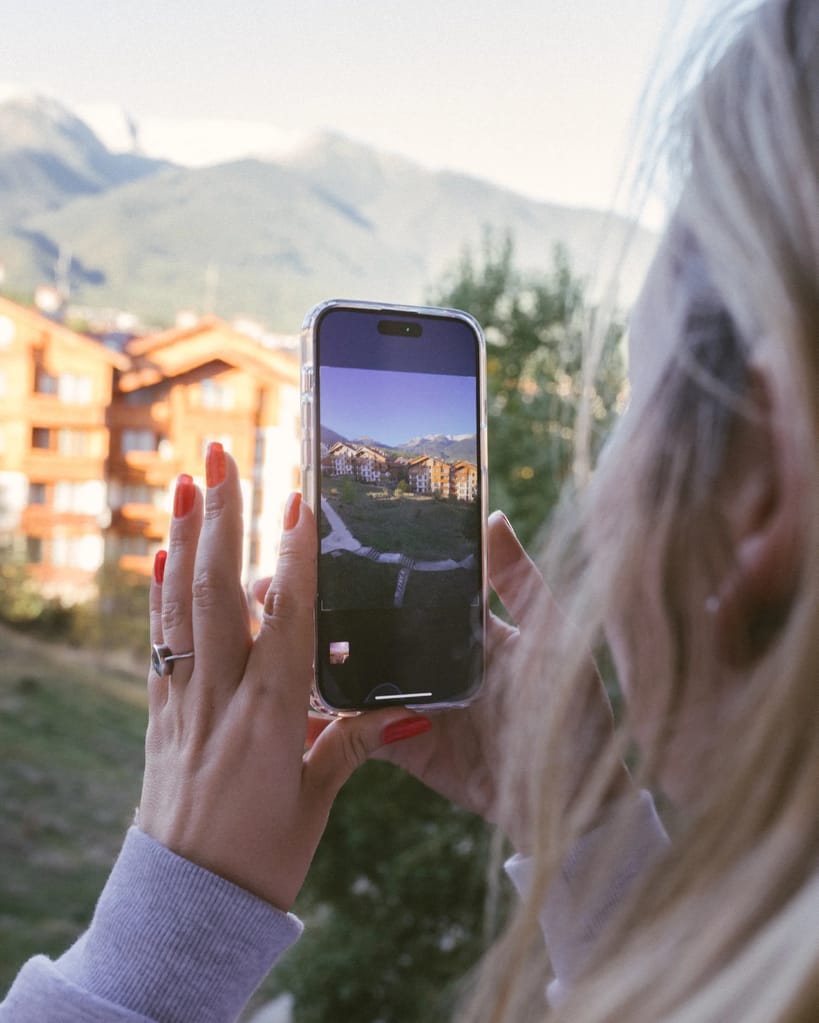 Outdoor Foto von Immobilien im Hochformat