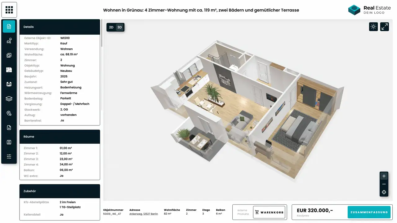 Gesamter Konfigurator von Realitiq